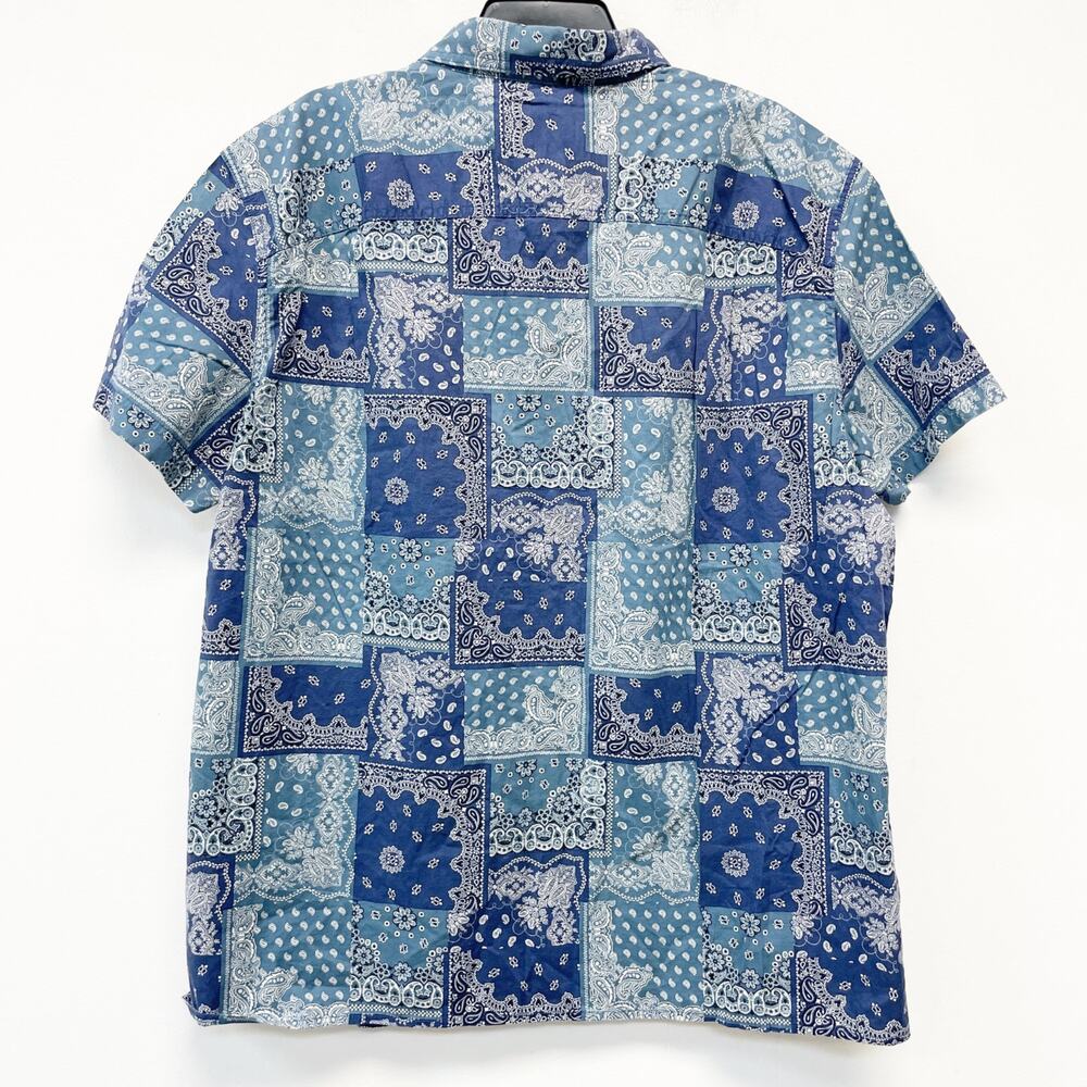 American Eagle Men's Patchwork Button-Up Resort S… - image 4